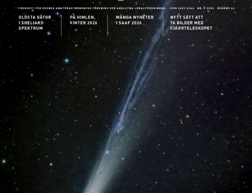 Telescopium nummer 4 2025 snart ute – 93:e och sista numret!