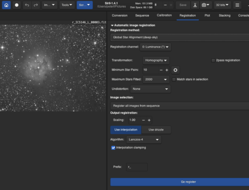 Introduktionsmöte om bildbehandling i Siril, 26 mars